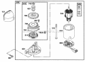 Part Location Diagram of 690782 Briggs and Stratton Cap-Drive